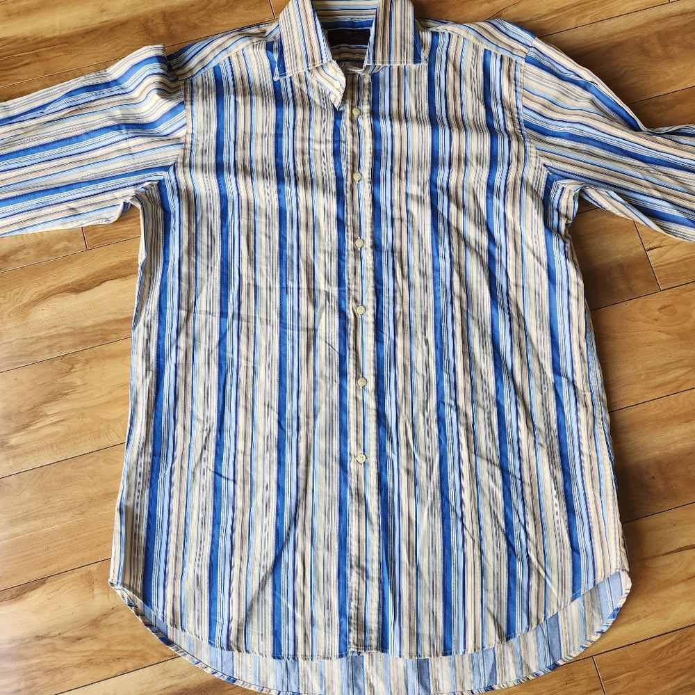 Long Sleeve striped ETRO multicolor made in Italy shirt